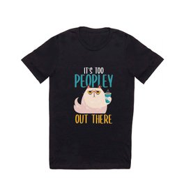 Introvert Cat Funny introverted Coffee drinker T-shirt | Introvert, Animal, Kitten, Introverted, Graphicdesign, Pet, Shy, Funny, Cat 