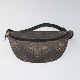 Persian Oriental pattern wood and gold Fanny Pack