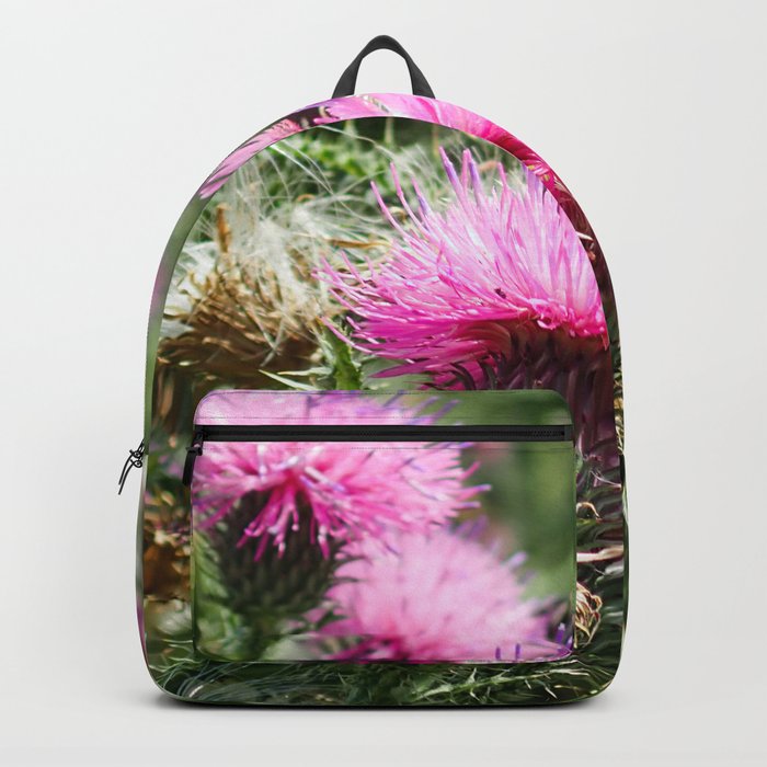 Purple Thistle Backpack