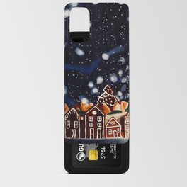 GINGERBREAD HOUSE OIL PAINTING Android Card Case