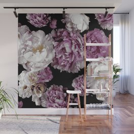 Peony blooms Wall Mural