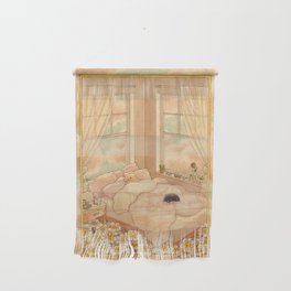Bed in the Clouds Wall Hanging