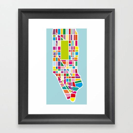 Manhattan Framed Art Print