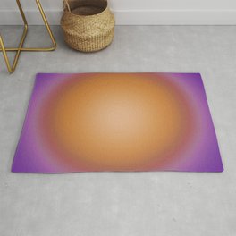 Orb Gradient // Burnt Orange Area & Throw Rug