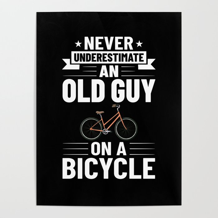 Cycling Mountain Bike Bicycle Biking MTB Poster