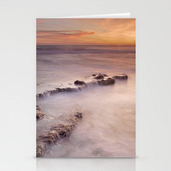 Waterfalls on the rocks Stationery Cards
