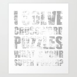 crossword puzzle art prints for any decor style society6