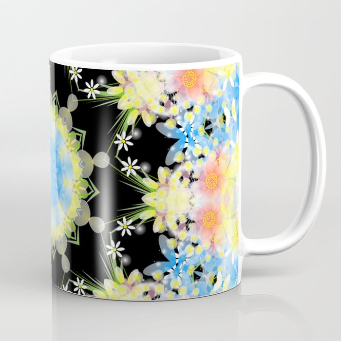 Kaleidoscope ‘Twisted Flower’ Coffee Mug