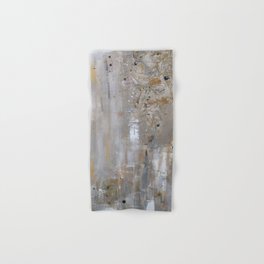 Silver and Gold Abstract Hand & Bath Towel