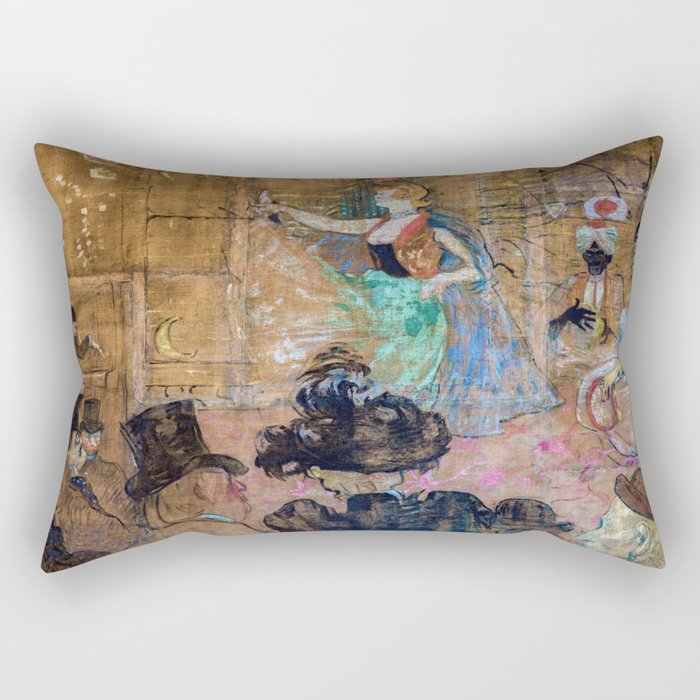 Toulouse-Lautrec - Moorish Dance / The Almehs Rectangular Pillow