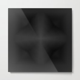 Black Diamond Shadow Blur Wall Accent Background and Accessories Metal Print