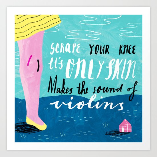 Only Skin Art Print