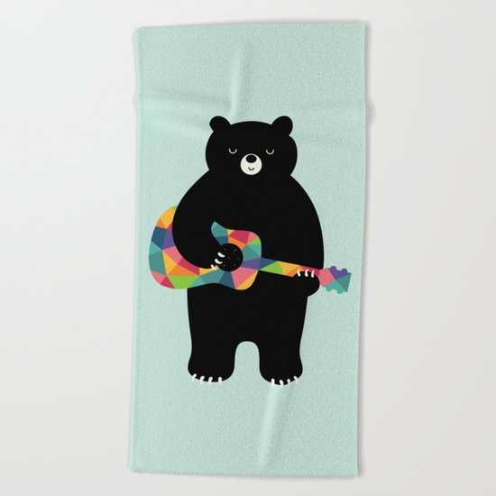 Happy Song Beach Towel