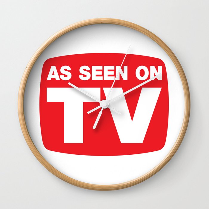 As Seen On TV Wall Clock