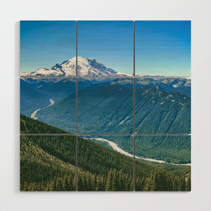 Mount Rainier National Park Wood Wall Art