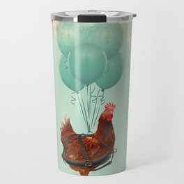 Chickens can't fly 02 Travel Mug