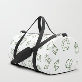 Green Gems Pattern Duffle Bag