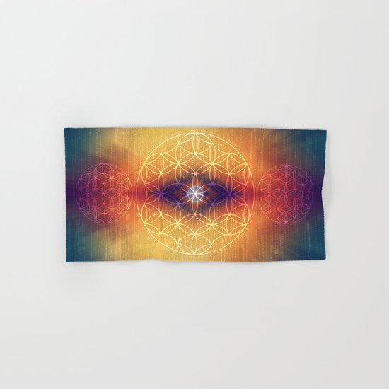 Flower of Life Hand & Bath Towel