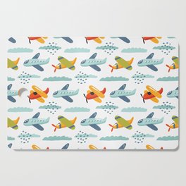 Airplanes pattern Cutting Board