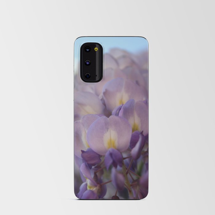 Wisteria Vine Flower Blooming Blossoms Close Up Android Card Case