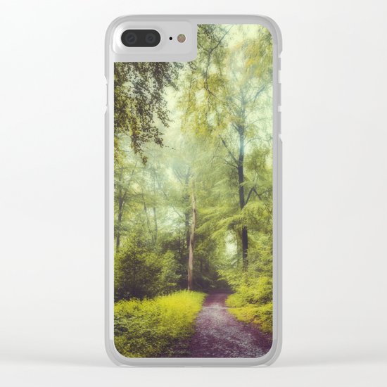 Dreamy Forest Clear iPhone Case