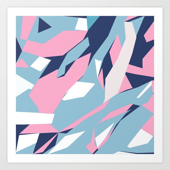 Hastings Zoom Pink Art Print
