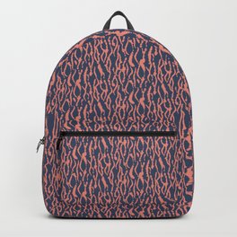 Tiger Stripes - Blue Pink Backpack