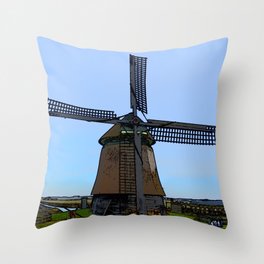 Dutch Mill Throw Pillow