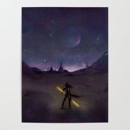 under the light of distant stars Poster