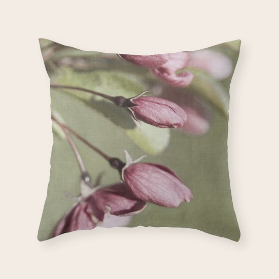 Buds Throw Pillow