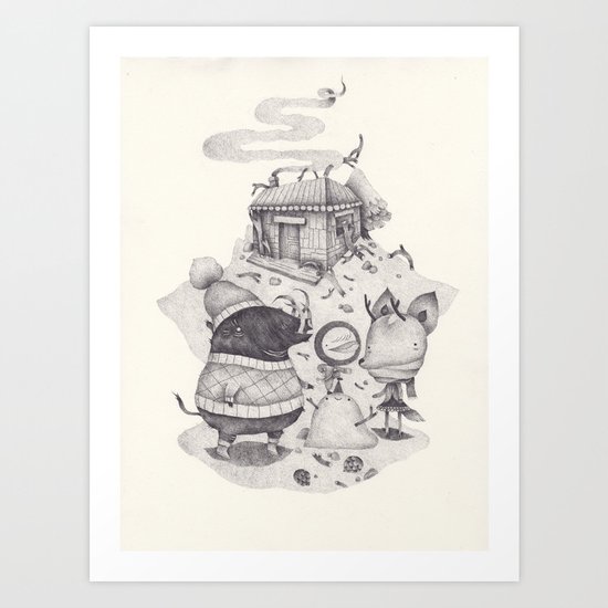 neige Art Print