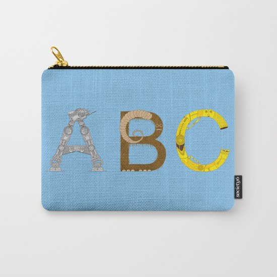 mAY BEE SEE be with you! (blue) Carry-All Pouch