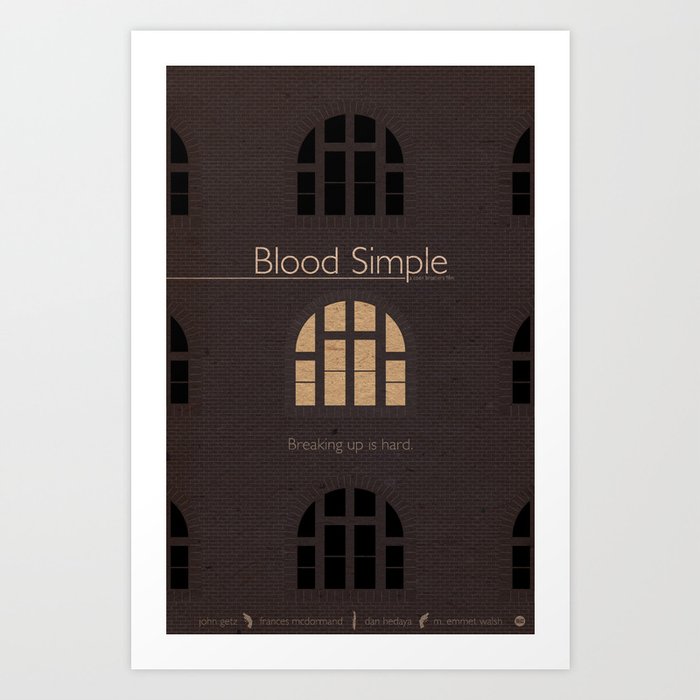 Film Friday No. 1, Blood Simple Art Print