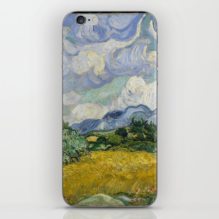  Wheat Field with Cypresses Vincent Van Gogh iPhone Skin