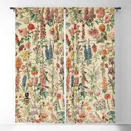 Adolphe millot 1800s fleur E Blackout Curtain