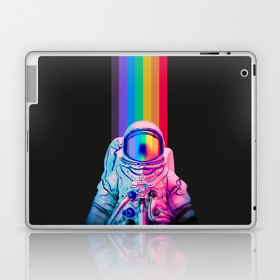 Astronaut on the Rainbow Laptop & iPad Skin