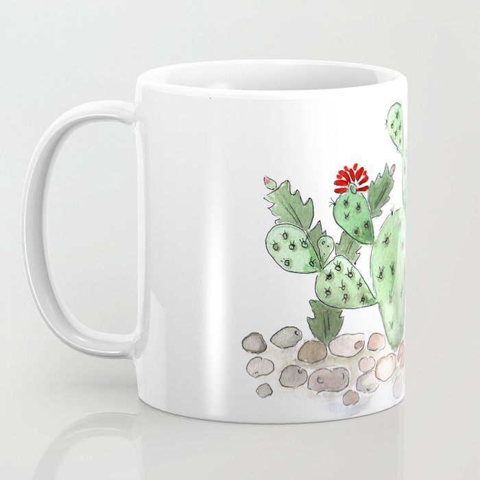 Cactus Watercolor Illustration Coffee Mug