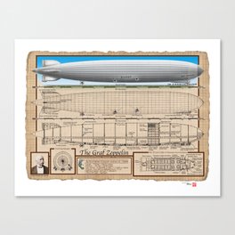 DW-030 Graf Zeppelin Canvas Print