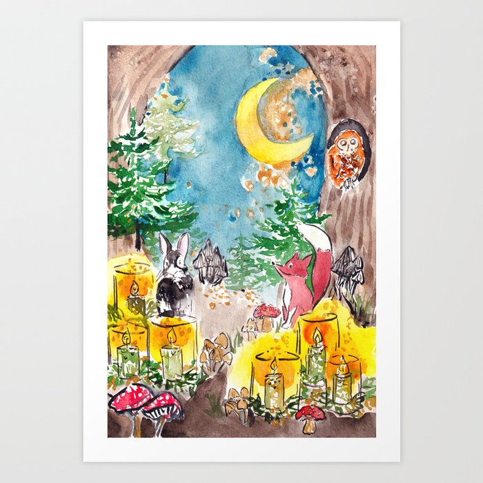 Enchanted Forest Dream Art Print