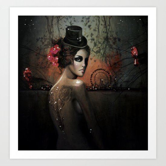 Dawn in Autumn Art Print