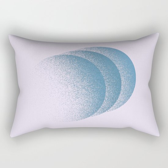 Blue Violet Rectangular Pillow