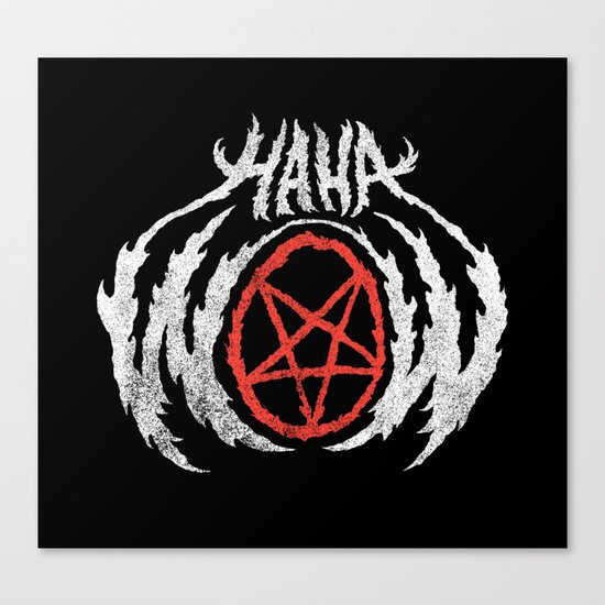 HAHAWOWSATANLOL Canvas Print