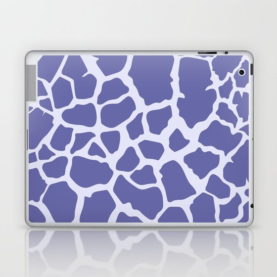 Very Peri Giraffe Print Laptop & iPad Skin