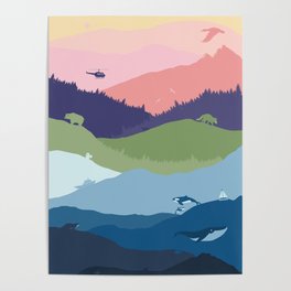 Vancouver Landscape Poster