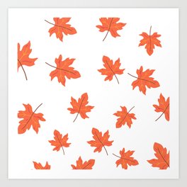 Maple Leaf Foliage Art Print