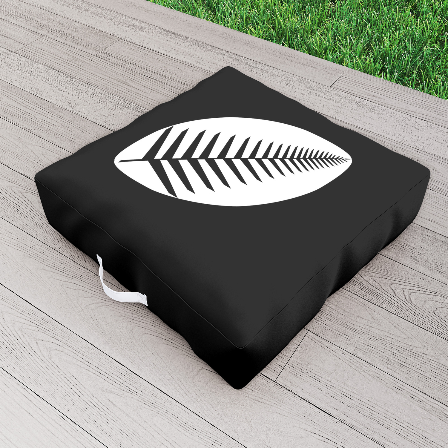Nz Rugby Outdoor Floor Cushion By Fimbis Society6