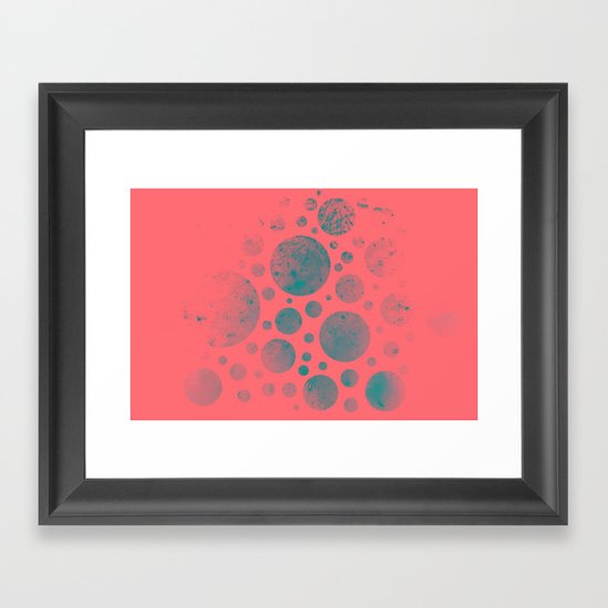 Abstract Fireworks #2 Framed Art Print