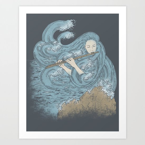 Ocean Symphony Art Print
