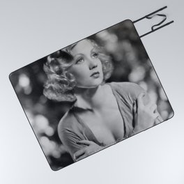 Ann Southern, Hollywood Starlet black and white photograph / black and white photography Picnic Blanket