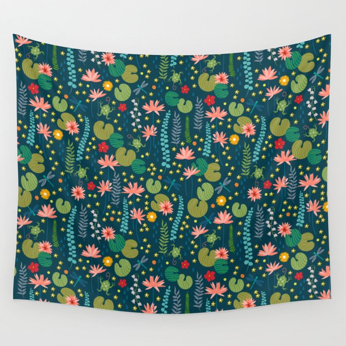 Lily Pad Wall Tapestry